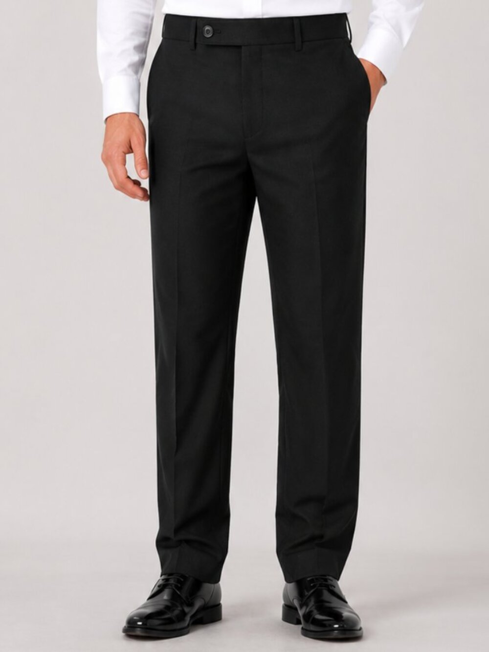 Lineage Signature Men's Unhemmed Black Dress Pants - Size 42 - NWT